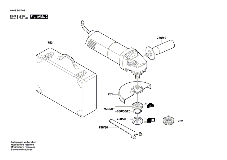 New Genuine Bosch 1605108209 Motor Housing
