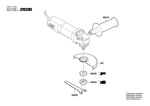 New Genuine Bosch 1605108221 Motor Housing