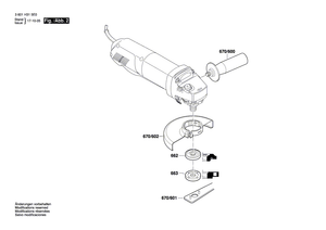 New Genuine Bosch 1605108222 Motor Housing