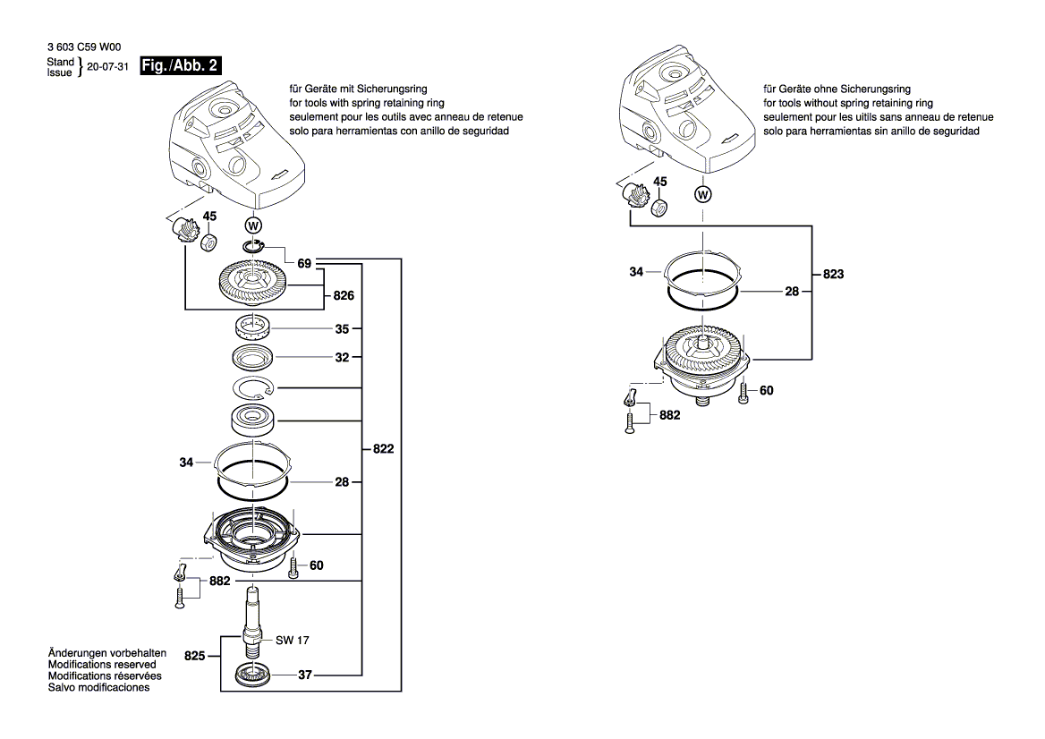 New Genuine Bosch 1605108235 Motor Housing