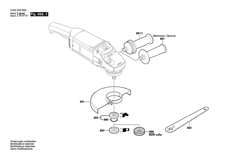 New Genuine Bosch 1605108235 Motor Housing