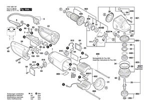 New Genuine Bosch 1605108236 Motor Housing