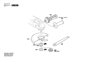 New Genuine Bosch 1605108239 Motor Housing