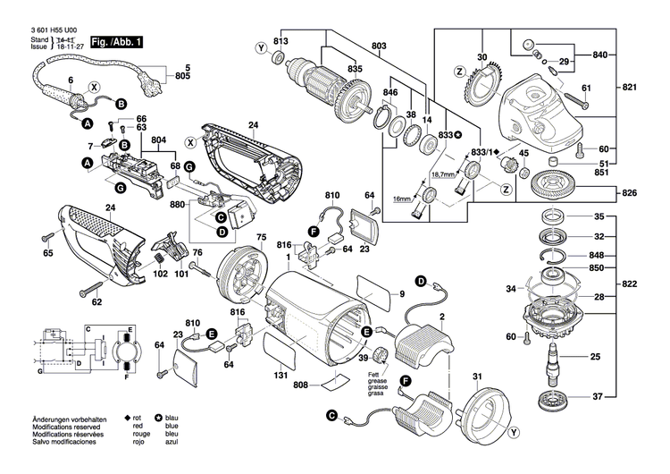 New Genuine Bosch 1605108239 Motor Housing
