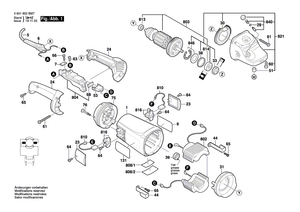 New Genuine Bosch 1605108240 Motor Housing