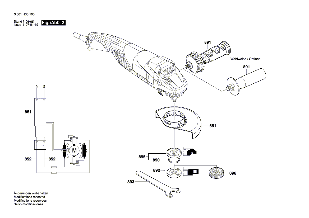 New Genuine Bosch 1605108256 Motor Housing