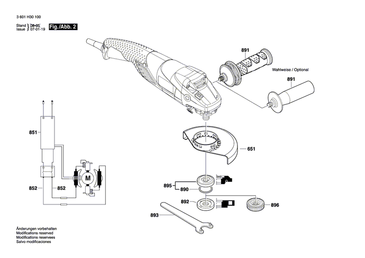 New Genuine Bosch 1605108256 Motor Housing
