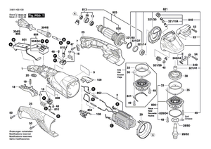 New Genuine Bosch 1605108256 Motor Housing