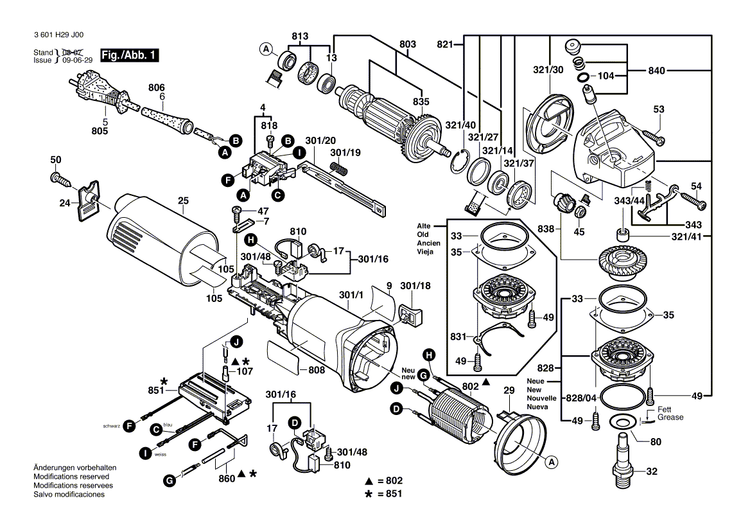 New Genuine Bosch 1605108269 Motor Housing