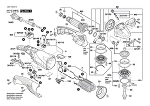 New Genuine Bosch 1605108276 Motor Housing