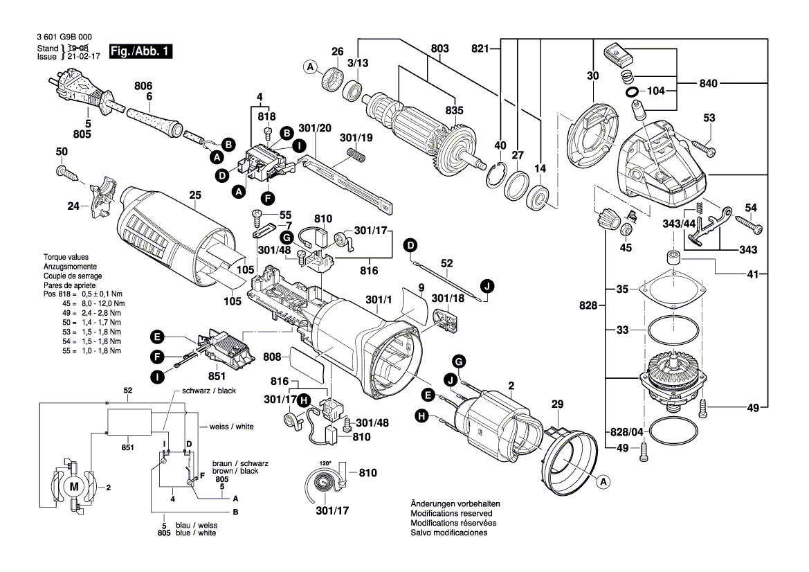 New Genuine Bosch 1605108288 Motor Housing