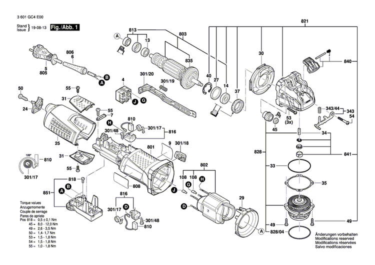New Genuine Bosch 16051082BS Motor Housing