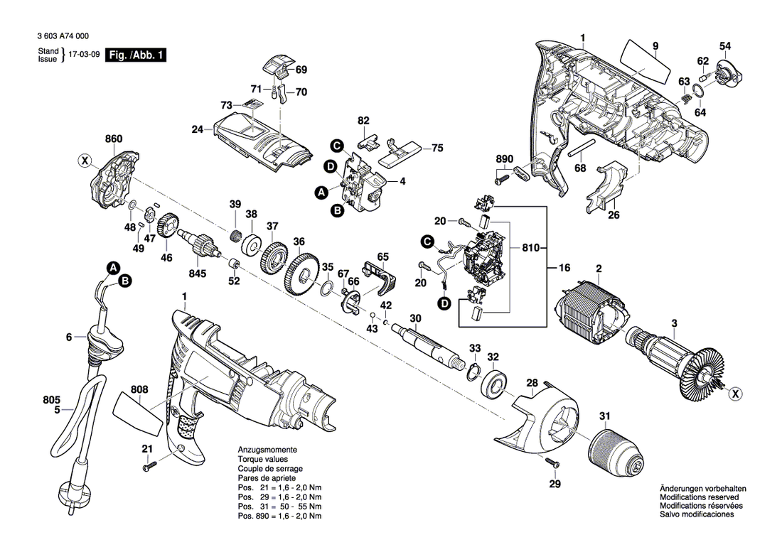 New Genuine Bosch 16051082CD Housing Section