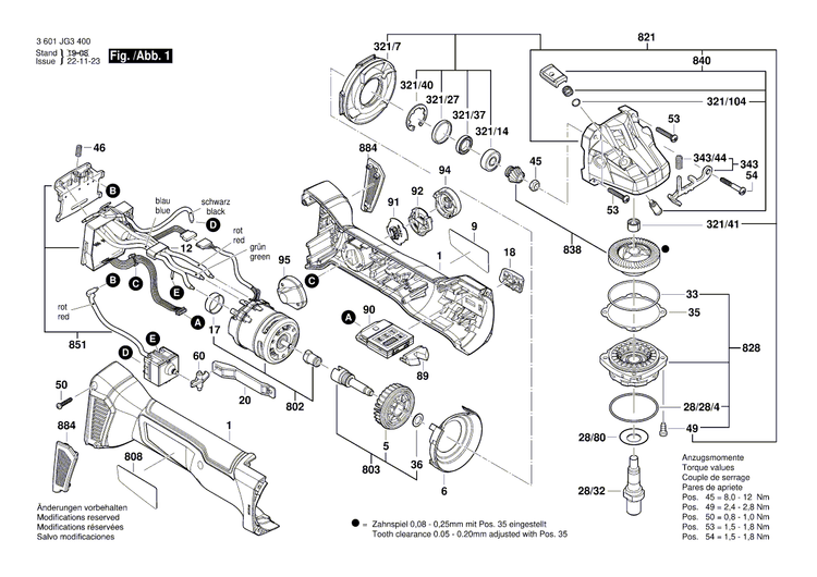 New Genuine Bosch 16051082DU Motor Housing