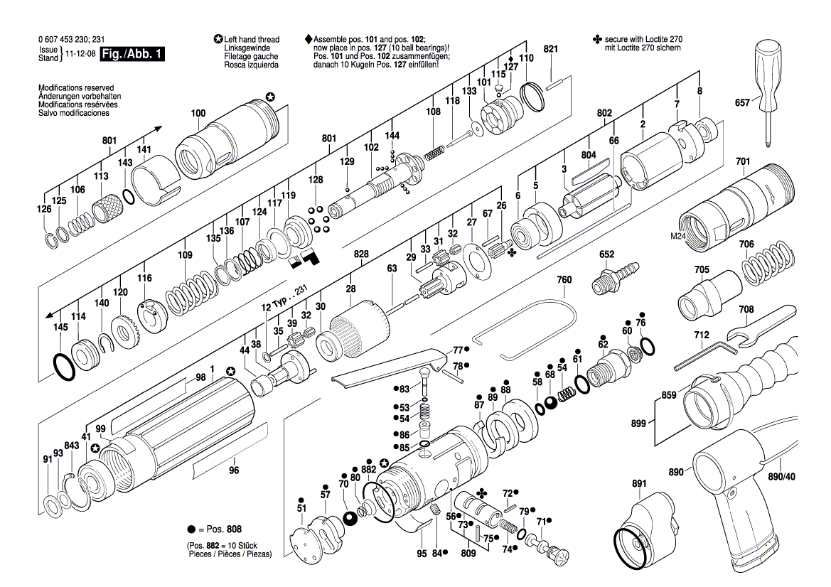 New Genuine Bosch 16051082JD Motor Housing
