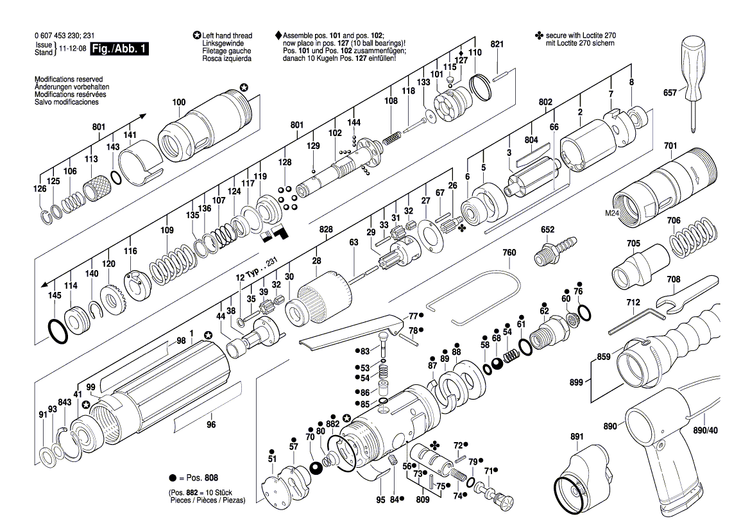 New Genuine Bosch 16051082JD Motor Housing