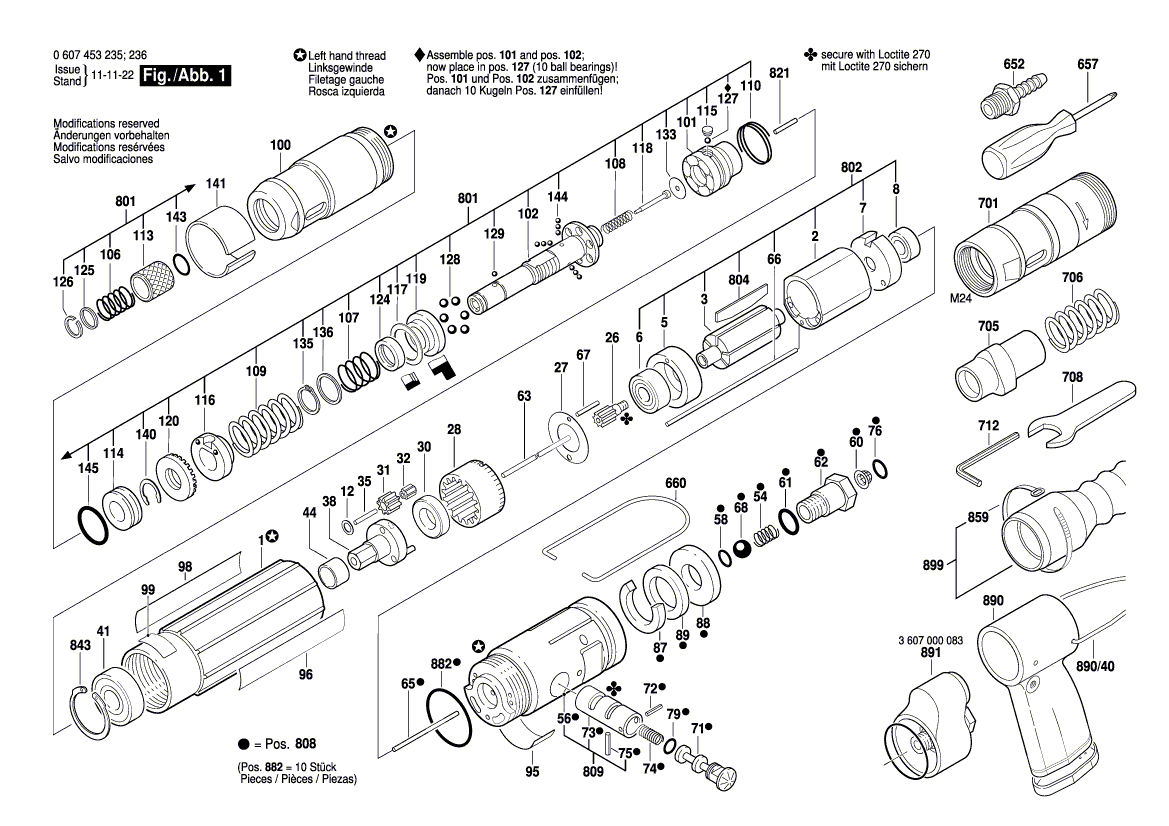 New Genuine Bosch 16051082JE Motor Housing