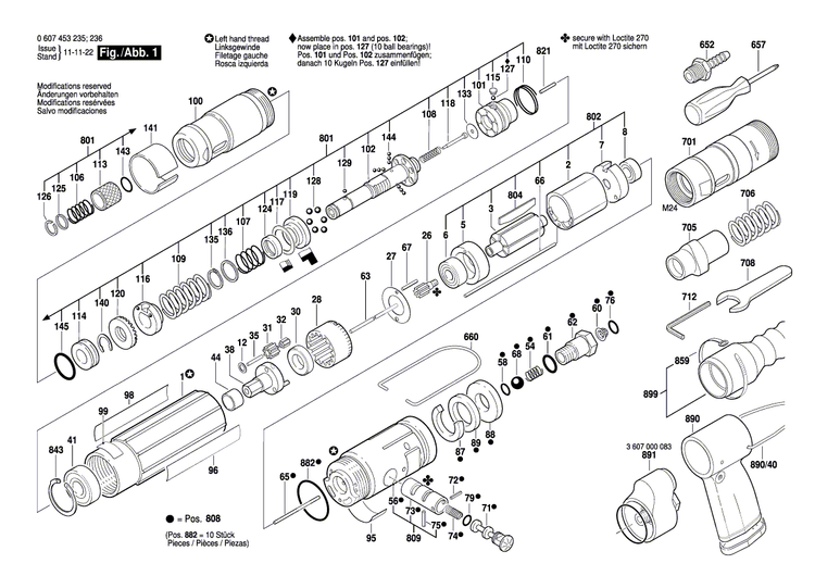 New Genuine Bosch 16051082JE Motor Housing