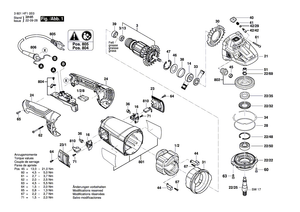 New Genuine Bosch 16051082LZ Motor Housing