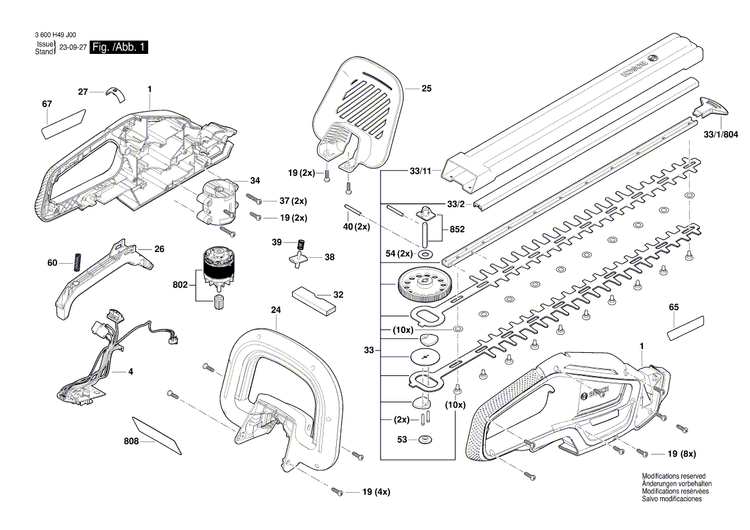 New Genuine Bosch 16051082MA Housing Section