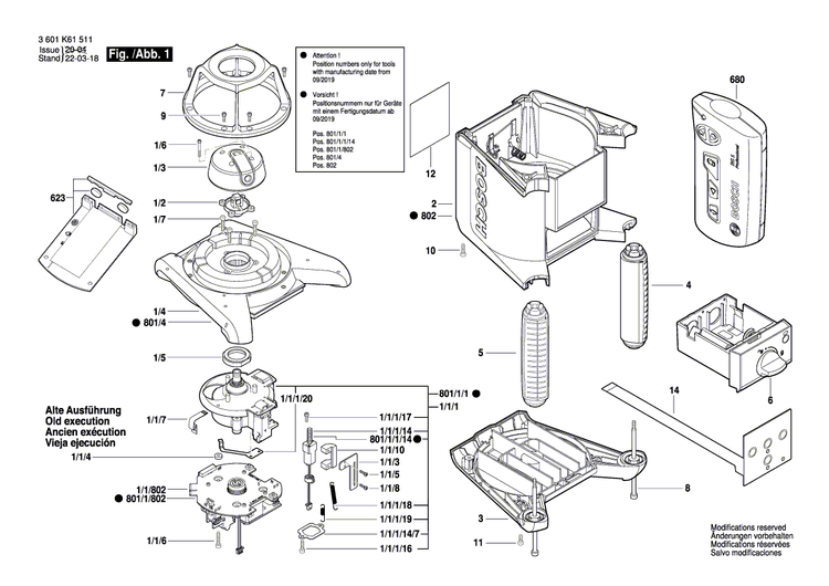New Genuine Bosch 16051082MP Motor Housing