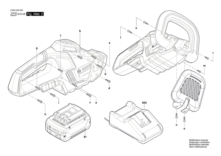 New Genuine Bosch 16051082MX Housing Section