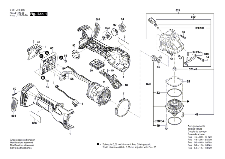 New Genuine Bosch 16051082PH Motor Housing