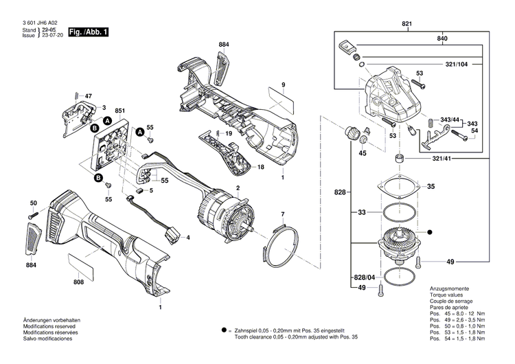 New Genuine Bosch 16051082PZ Motor Housing