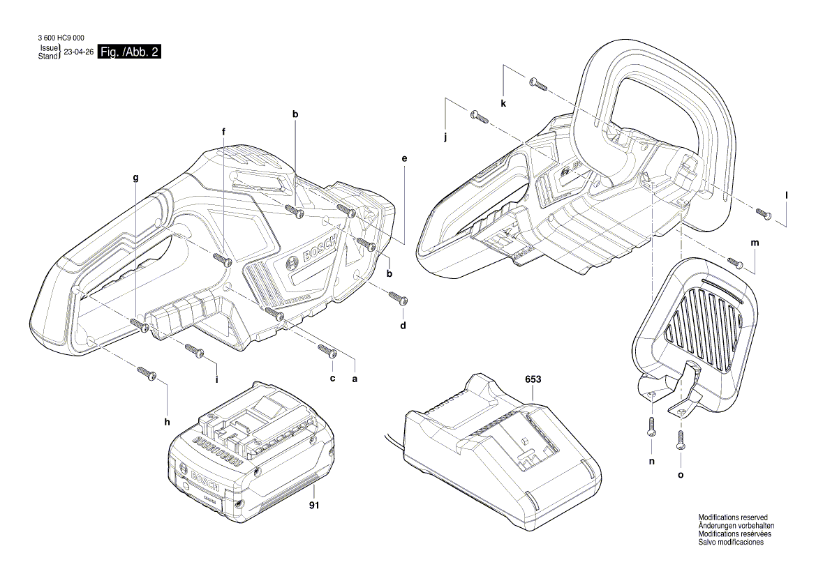 New Genuine Bosch 16051082SS Housing Section