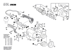 New Genuine Bosch 1605132157 Handle