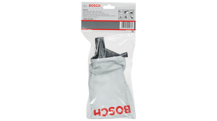 New Genuine Bosch 1605411028 Cloth Dust Bag For random orbital sanders, For