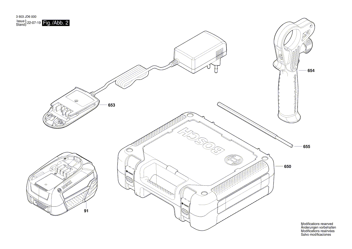 New Genuine Bosch 16054381J1 Carrying Case