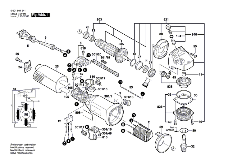 New Genuine Bosch 1605500226 Housing Cover