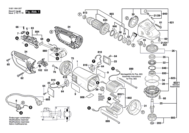 New Genuine Bosch 1605500236 Sealing cap