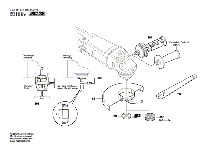 New Genuine Bosch 1605510217 Protective Cover