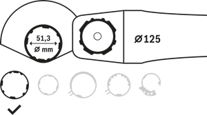 New Genuine Bosch 1605510365 Protective Guards without Cover For small angle