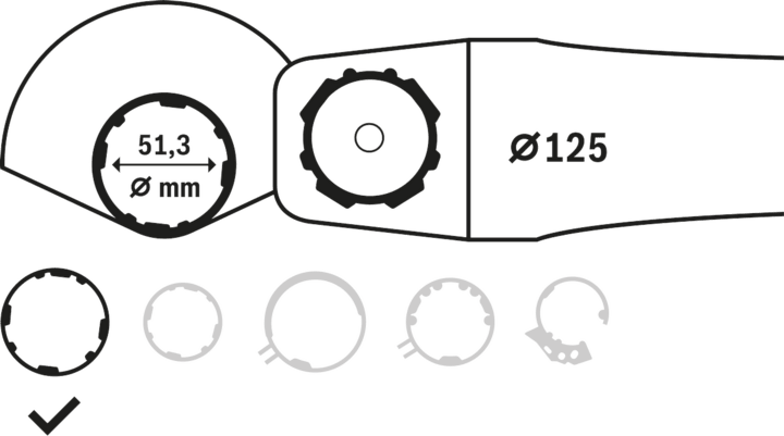 New Genuine Bosch 1605510365 Protective Guards without Cover For small angle