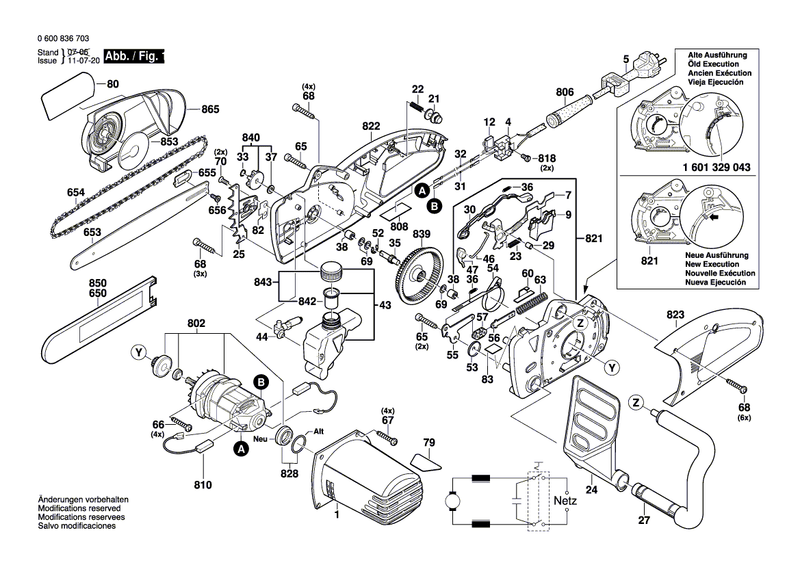 New Genuine Bosch 1605510392 Chain Guard