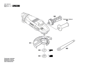 New Genuine Bosch 1605510409 Protective Cover