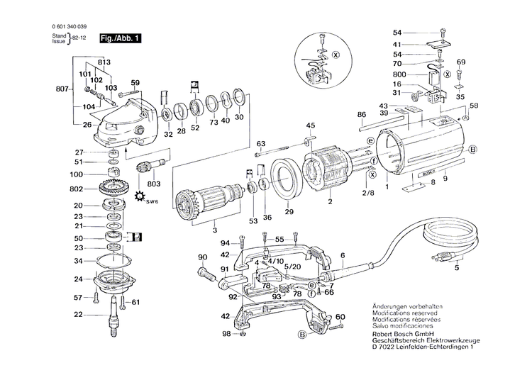 New Genuine Bosch 1605703078 Clamping-Flange