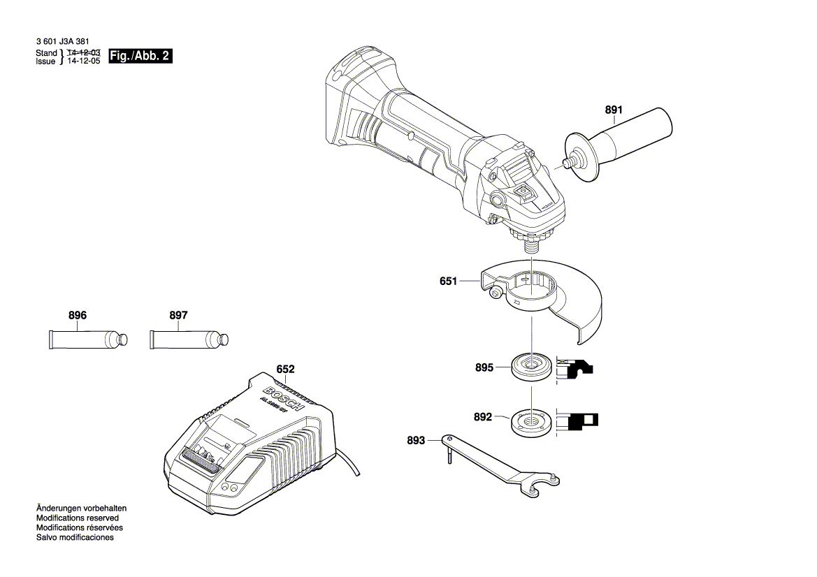 New Genuine Bosch 1605703115 Clamping-Flange