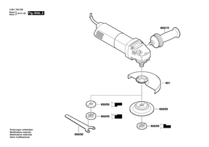 New Genuine Bosch 1605703127 Clamping-Flange