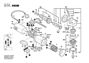New Genuine Bosch 1605805082 Bearing Flange