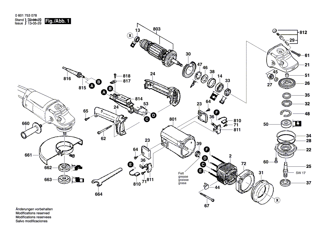 New Genuine Bosch 1605805137 Bearing Flange