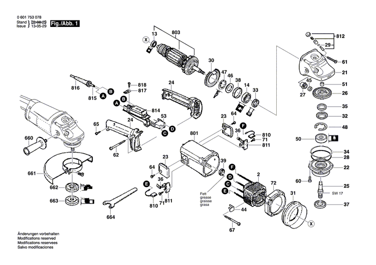 New Genuine Bosch 1605805137 Bearing Flange