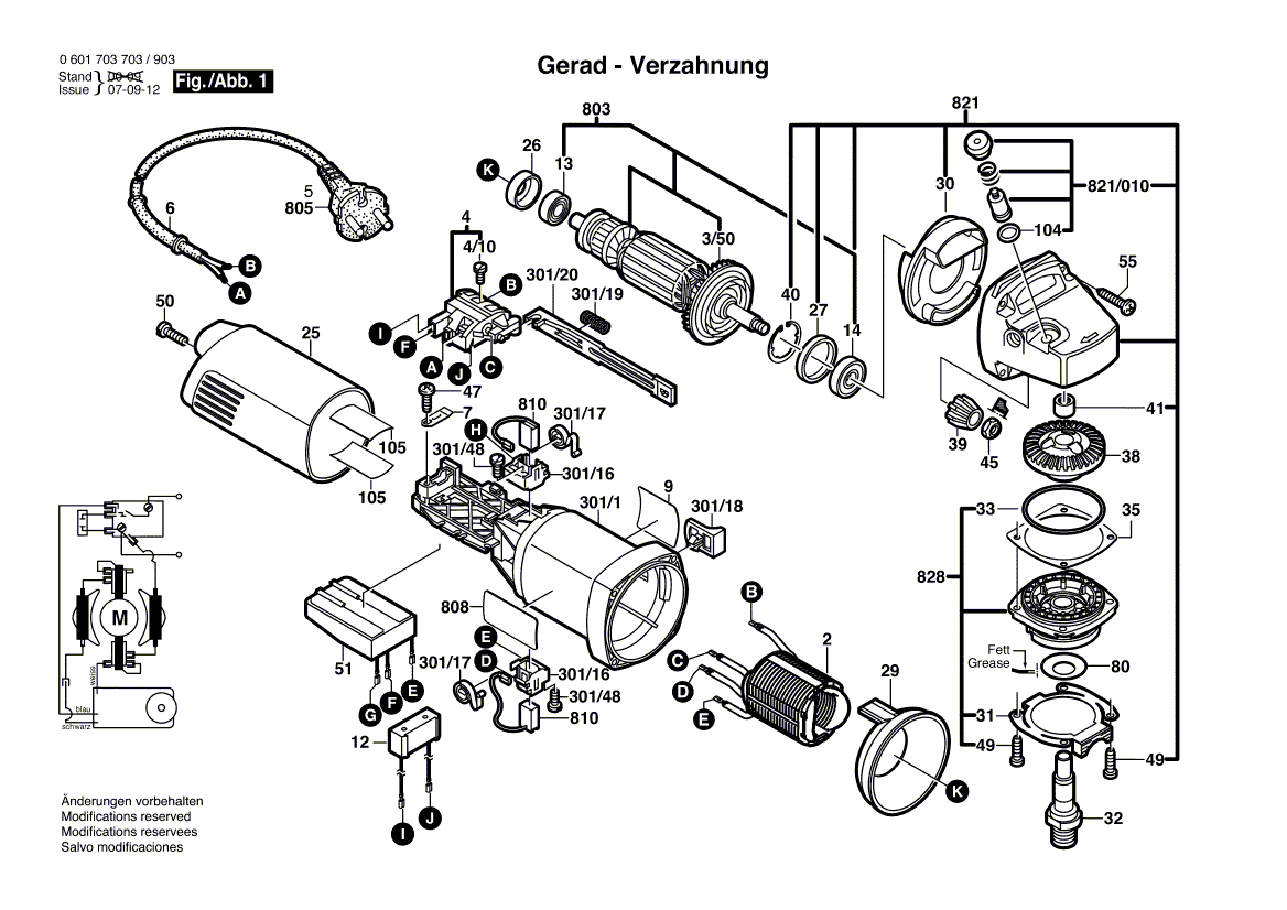New Genuine Bosch 1605806465 Gear Housing