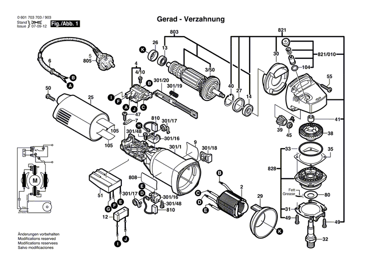 New Genuine Bosch 1605806465 Gear Housing