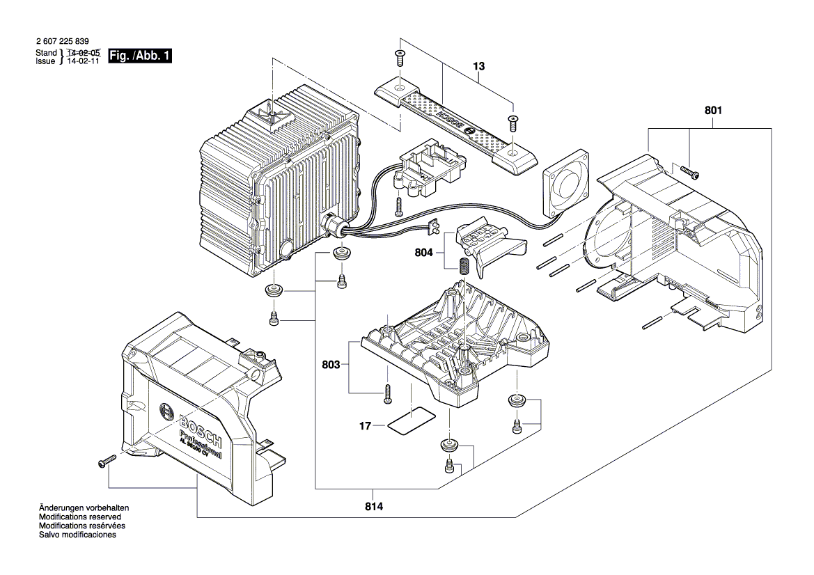 New Genuine Bosch 160580656V Housing