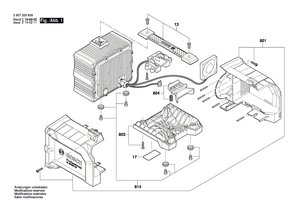 New Genuine Bosch 160580656V Housing