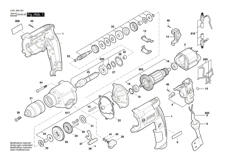 New Genuine Bosch 160580658L Gear Housing